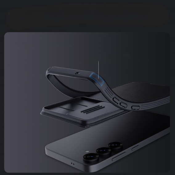 Puzdro Nillkin pre Samsung Galaxy S25+ Plus, CamShield Pro MagSafe, čierne