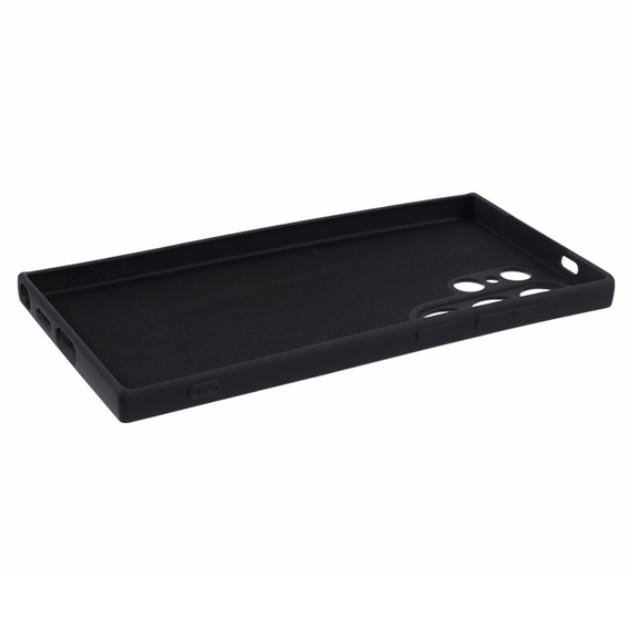 Obal na mobil pre Samsung Galaxy S24 Ultra, Silicone Lite, čierne