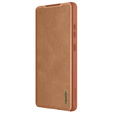 Flipové puzdro NILLKIN pre Samsung Galaxy S25 Ultra, CamShield Qin Pro, kožené, hnedé