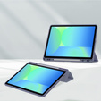 Puzdro pre Samsung Galaxy Tab S10 FE+ Plus, Smartcase Hybrid, so slotom na stylus, fialové