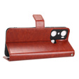 Klapkové puzdro pre Infinix Hot 20i, Crazy Horse Wallet, hnedé