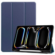 Puzdro pre Apple iPad Pro 13" 7 gen. 2024 (A2925, Smartcase s priestorom pre stylus, tmavomodré