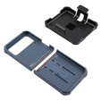 Pancierované puzdro pre Samsung Galaxy Z Flip 4 5G, Dexnor Clip Holder, námornícka modrá