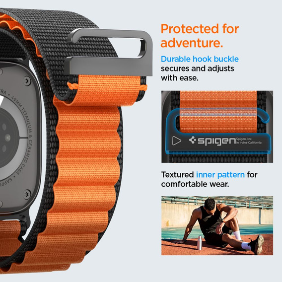 Spigen WBF1 remienok pre Apple Watch 8/9/10/11/SE/Ultra 1/2 (44/45/46/49 mm)