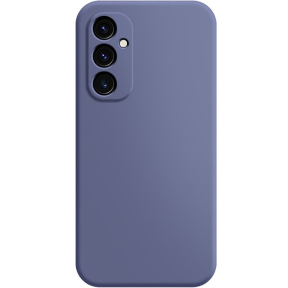 Puzdro pre Samsung Galaxy A15, Silicone Lite, tmavomodré + sklo 9H