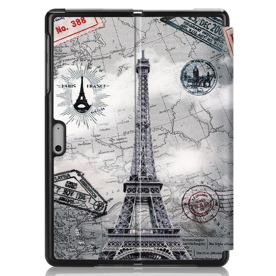 Puzdro pre Microsoft Surface Go 3/Go 2/Go, Smartcase, Eiffel Tower