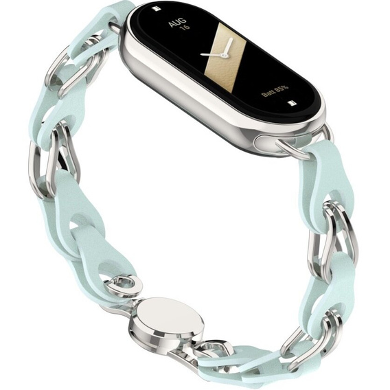 Kobieca bransoleta do Xiaomi Smart Band 10 / 9 / 8, Czarna