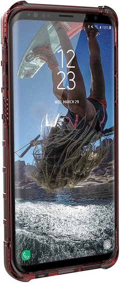 Puzdro Urban Armor Gear pre Samsung Galaxy S9+ Plus, Plyo, červené