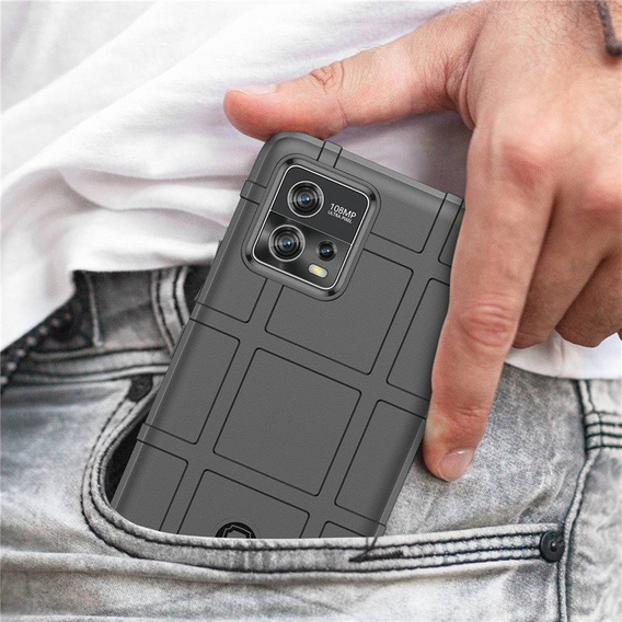 Obal na mobil pre Motorola Moto G72 4G, Rugged Shield, čierne