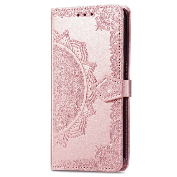 Klapkové puzdro pre Xiaomi 14T Pro, Mandala, ružové rose gold