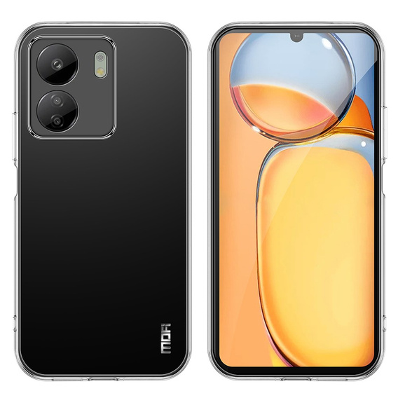 Puzdro MOFI pre Xiaomi Redmi 13C / Poco C65, tenké, priehľadné