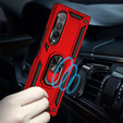 Pancierované obal na mobil pre Samsung Galaxy Z Fold3 5G, Nox Case Ring, červené