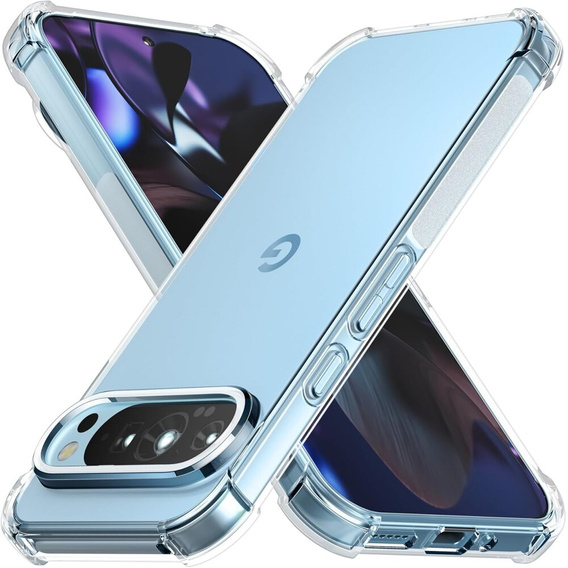 Obal na mobil pre Google Pixel 9 Pro, Dropproof, priehľadné