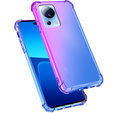 Puzdro pre Xiaomi 13 Lite, Gradient Dropproof, Fialová / modrá