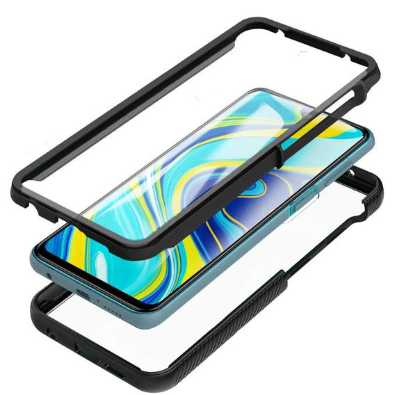 Puzdro pre Xiaomi Redmi Note 9S / 9 Pro, Shockproof, s fóliou, modré