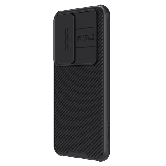 Puzdro NILLKIN pre Samsung Galaxy S24, silikónové puzdro CamShield pre MagSafe, čierne