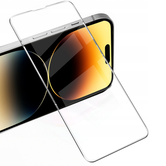 2x tvrdené sklo ERBORD 9H Hard Glass na displeji pre iPhone 14 Pro