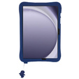 Detské silikónové puzdro pre Samsung Galaxy Tab A9+ X210 / X215 / X216B, obrnené, Astronaut, námornícka modrá