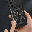 Obal na mobil pre Samsung Galaxy A05s, CamShield Slide, čierne
