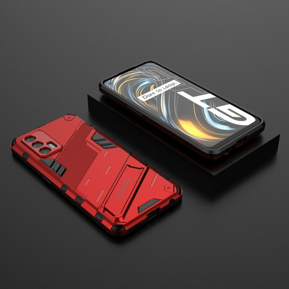 Puzdro pre Realme GT 5G, Military kickstand, modré