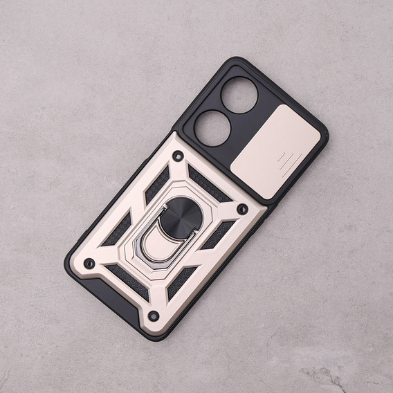 Obal na mobil pre Oppo A98 5G, CamShield Slide, zlaté