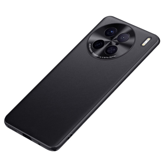 Kožené puzdro pre Vivo X90 Pro 5G, leather hybrid, čierne