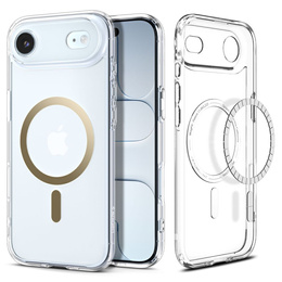 Spigen Ultra Hybrid MagSafe puzdro pre iPhone Air, číre/zlaté
