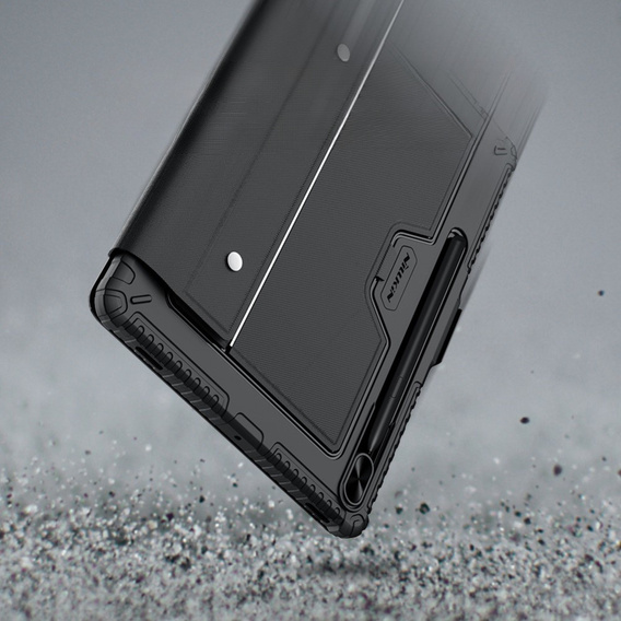 Puzdro + klávesnica Galaxy Tab S8+ / Tab S7 +/ Tab S7 FE, NILLKIN Bumper Pen Slot, čierne