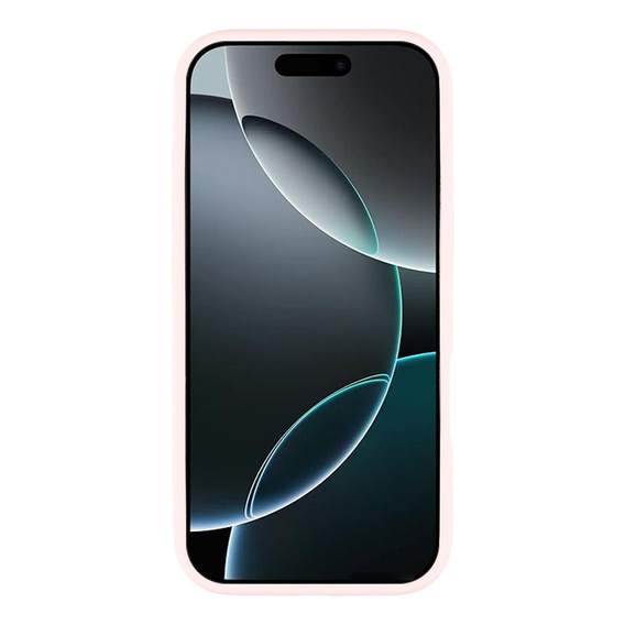 Silikónové puzdro pre iPhone 17 Pro Max, pre MagSafe, proti nárazom, ružové