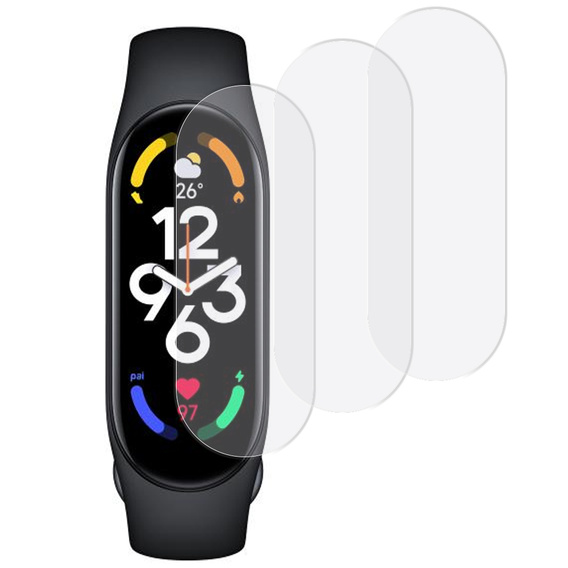 3x ERBORD Hydrogélová fólia pre Xiaomi Mi Band 5