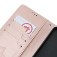 Klapkové puzdro pre Xiaomi Poco X6 5G, Mandala, ružové rose gold