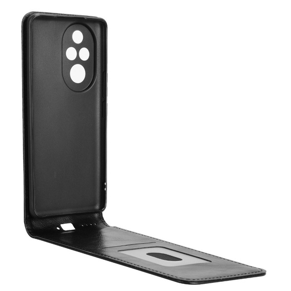 Klapkové puzdro pre Honor 200 Pro 5G, Flip, čierne