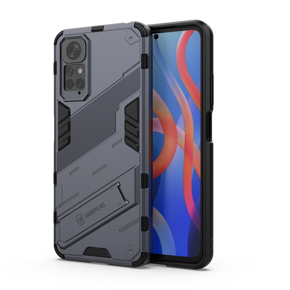 Puzdro pre Xiaomi Redmi Note 11/11S, Military kickstand, modré
