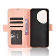 Klapkové puzdro pre Honor 400 Pro 5G, Card Slot, ružové