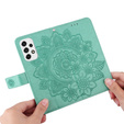 Klapkové puzdro pre Samsung Galaxy A53 5G, Mandala Flower, zelený