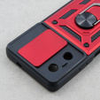 Obal na mobil pre Infinix Note 30 Pro, CamShield Slide, červené