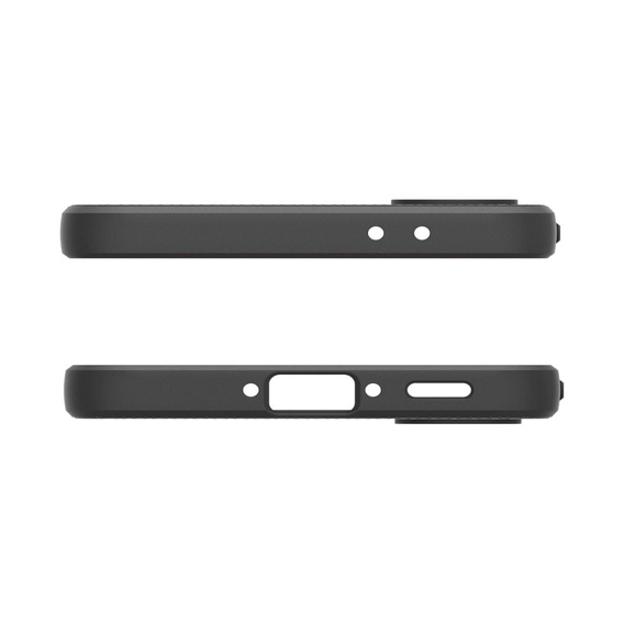 Puzdro Spigen pre Samsung Galaxy A36 5G, Liquid Air, čierne + tvrdené sklo 9H
