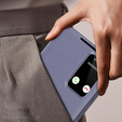 Flipové puzdro pre Samsung Galaxy S25 Ultra, Smart View Wallet, fialové