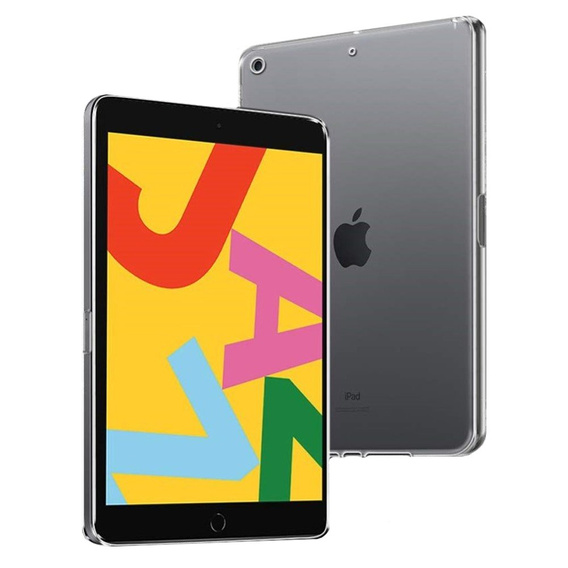 Puzdro pre iPad 10.2" 2021/2020/2019 (9/8/7 gen.), silikónové, priehľadné