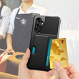 Puzdro pre Samsung Galaxy A55 5G, Card Holder Kickstand, čierne