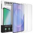 2x tvrdené sklo ERBORD 9H Hard Glass na displeji pre Samsung Galaxy S25 Edge