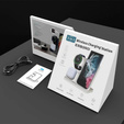 Bezdrôtová indukčná nabíjačka 3 v 1 QI rýchla pre Samsung S25 S24 S23 Galaxy Watch Buds Stanica biela