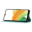 Klapkové puzdro pre Samsung Galaxy A25 5G, Butterfly, mätové + 9H sklo  