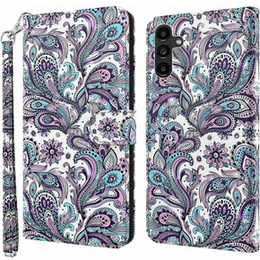 Klapkové puzdro pre Samsung Galaxy A14 4G/5G, Wallet, fialové