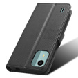 Klapkové puzdro pre Nokia C12 4G, Wallet Smart Magnet, čierne