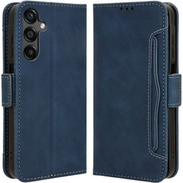 Klapkové puzdro pre Samsung Galaxy M35, Card Slot, tmavomodré