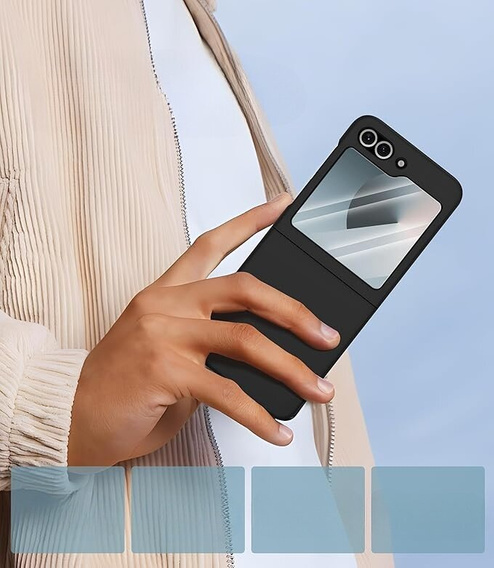 Puzdro pre Samsung Galaxy Z Flip7 FE / Z Flip6, PC Case, čierne