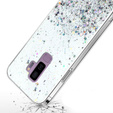 Obal na mobil pre Samsung Galaxy S9+ Plus, Glittery, priehľadné