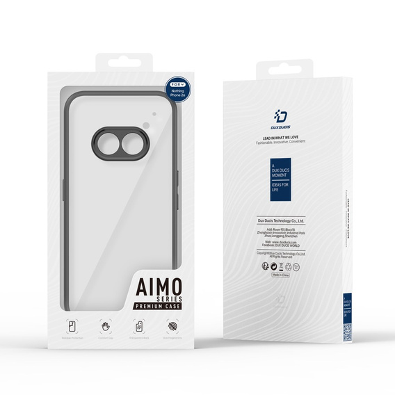 Puzdro DuxDucis pre Nothing Phone 2a, Aimo case, čierne