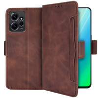 Klapkové puzdro pre Xiaomi Redmi Note 12 4G, Card Slot, hnedé